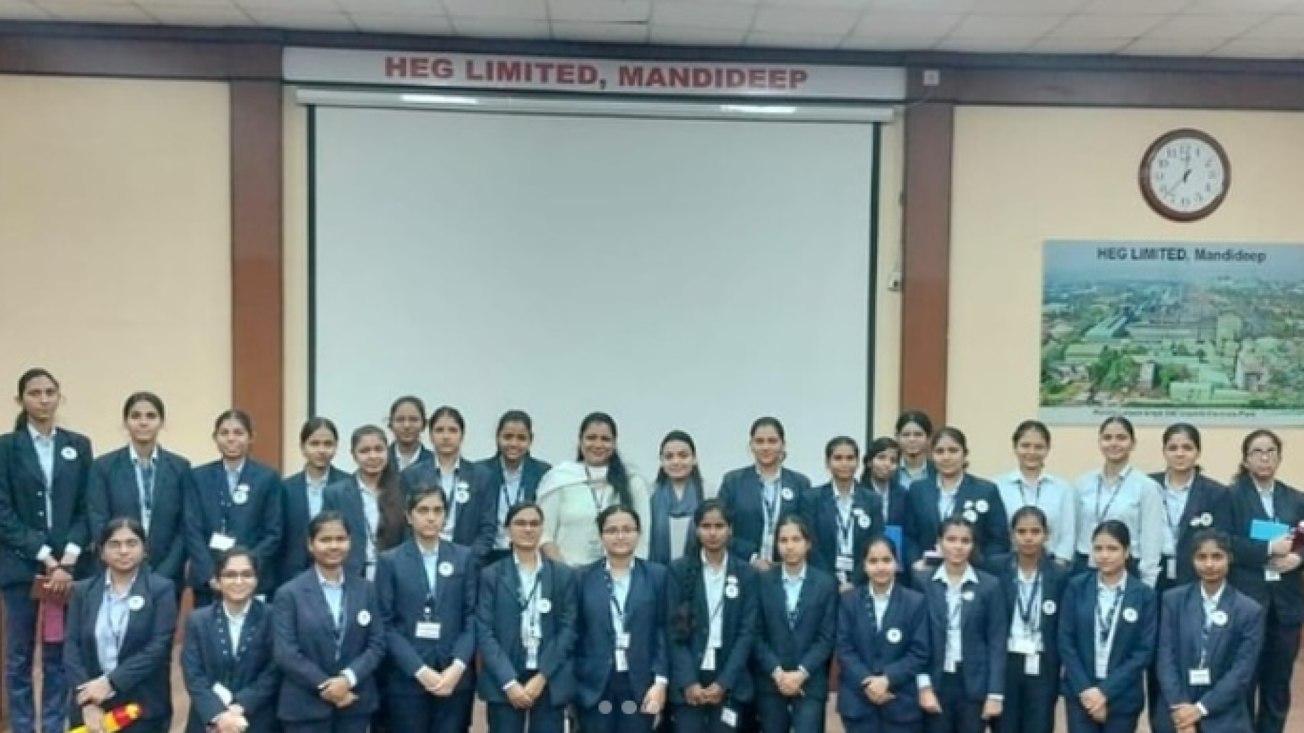 IMBA-III Sem students had an insightful visit to HEG Ltd.-Shim