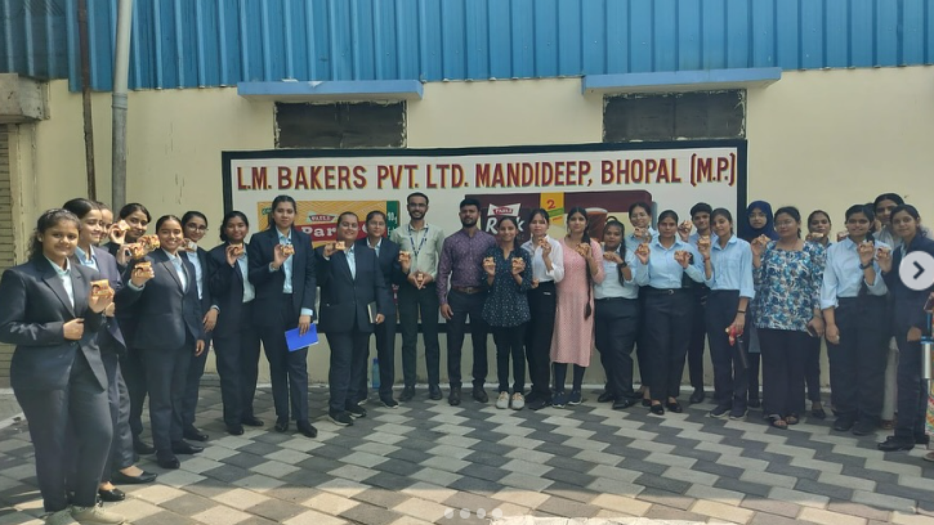 MBA - I Semester students gained hands-on experience at LM Bakers Pvt. Ltd. -Shim